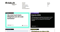 Desktop Screenshot of irclub.ch