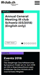 Mobile Screenshot of irclub.ch